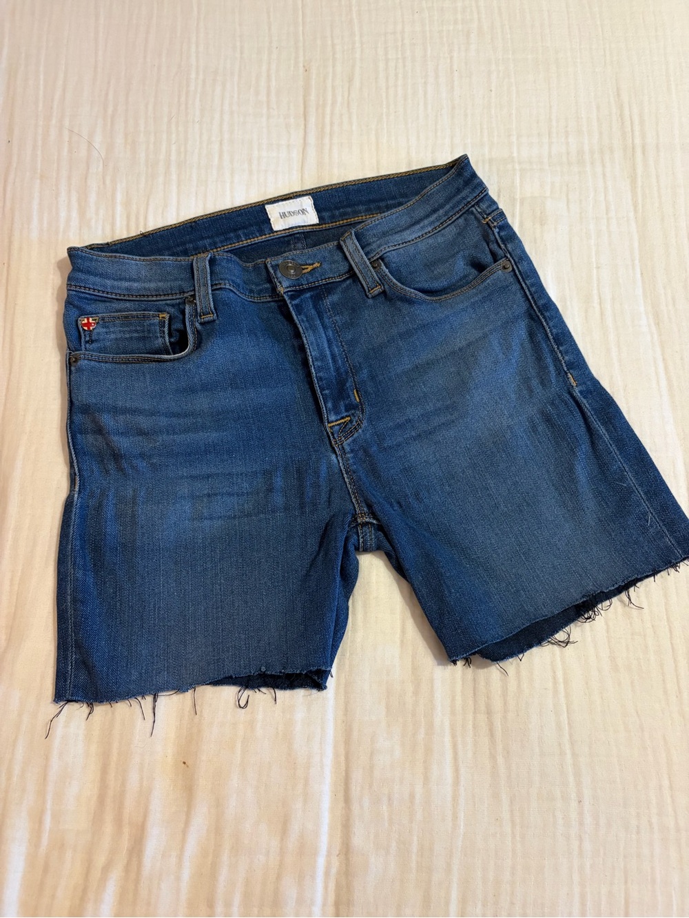 Women's Hudson Dark Blue Denim Cutoff Shorts